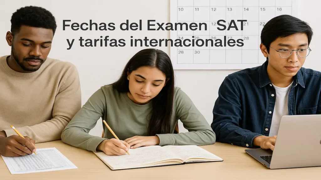 Fechas del Examen SAT